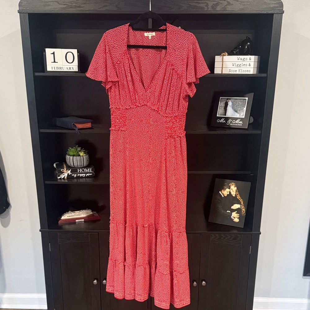 Max Studio Red Maxi Dress